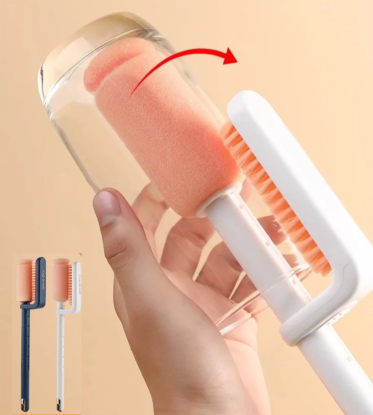 Dreifach einstellbare Mehrstufen-Becherbürste