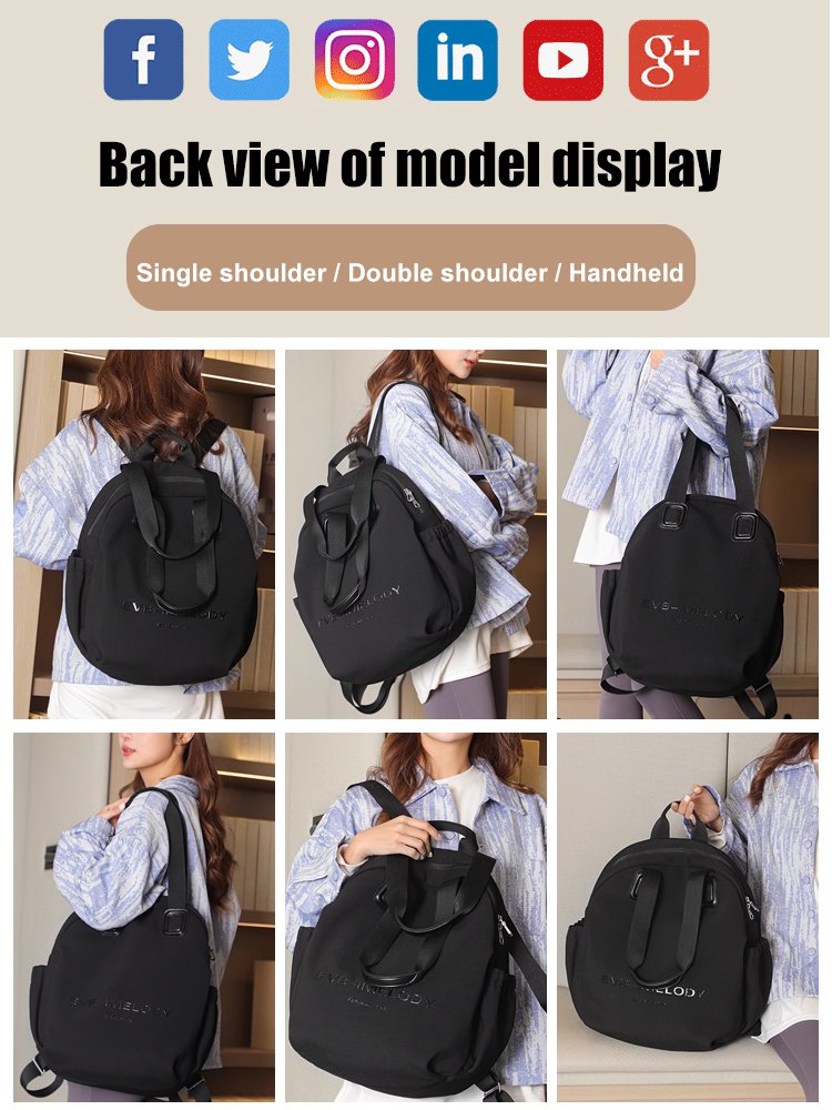 Fashionable and simple multifunctional backpack
