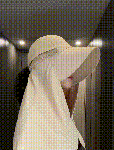 【กันแดดไร้มุมอับ】หมวกหน้ากากและผ้าคลุมคอแบบชิ้นเดียว ป้องกันแสงแดดที่ดี