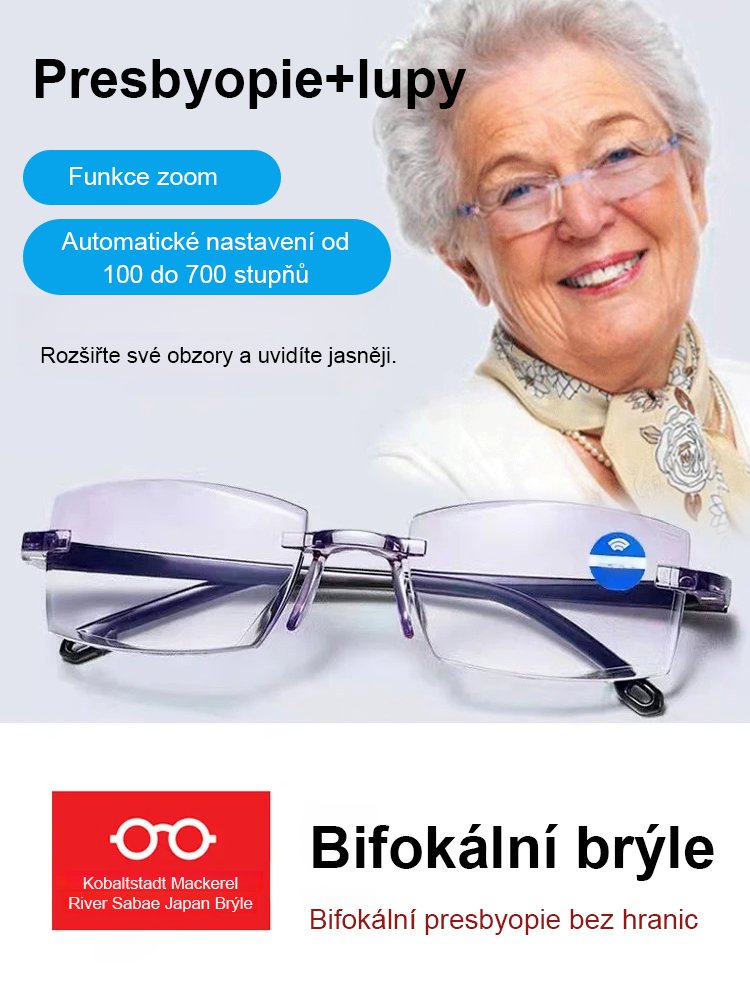 Inteligentní high-tech brýle proti záření pro presbyopii -- Přidělení 1055551