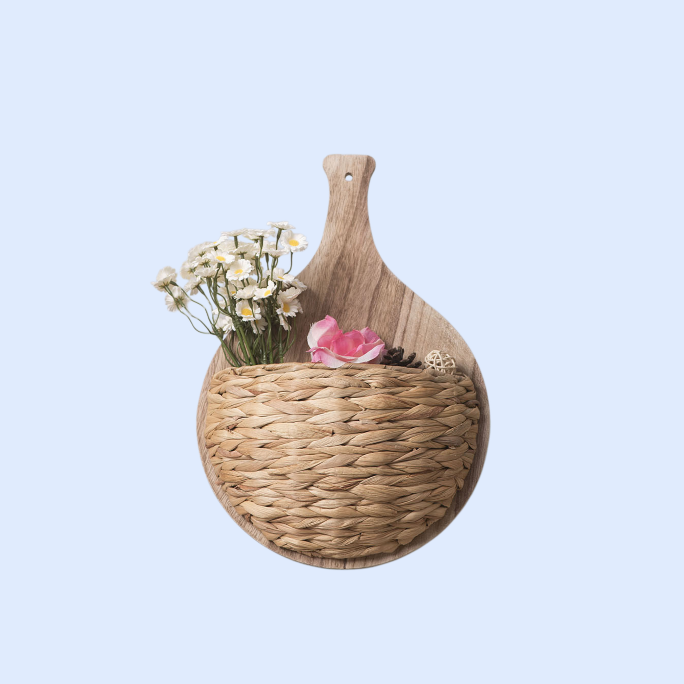 創造的な壁掛けフラワーバスケット