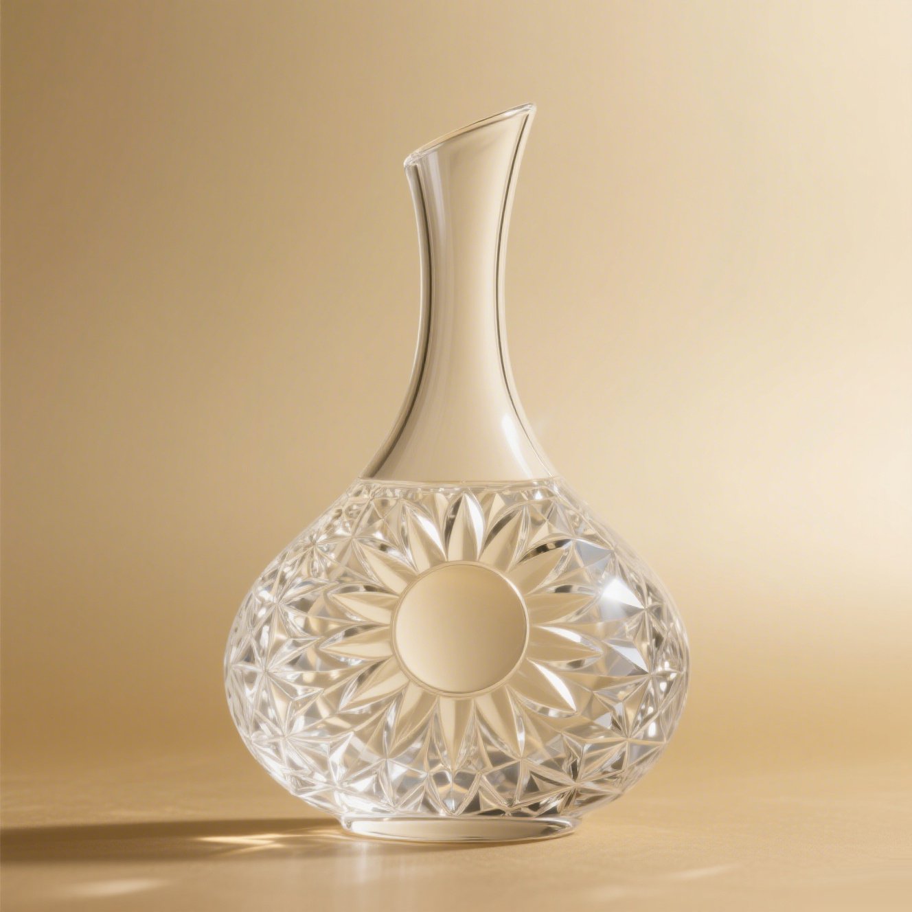  Elegantní křišťálová nádoba na víno