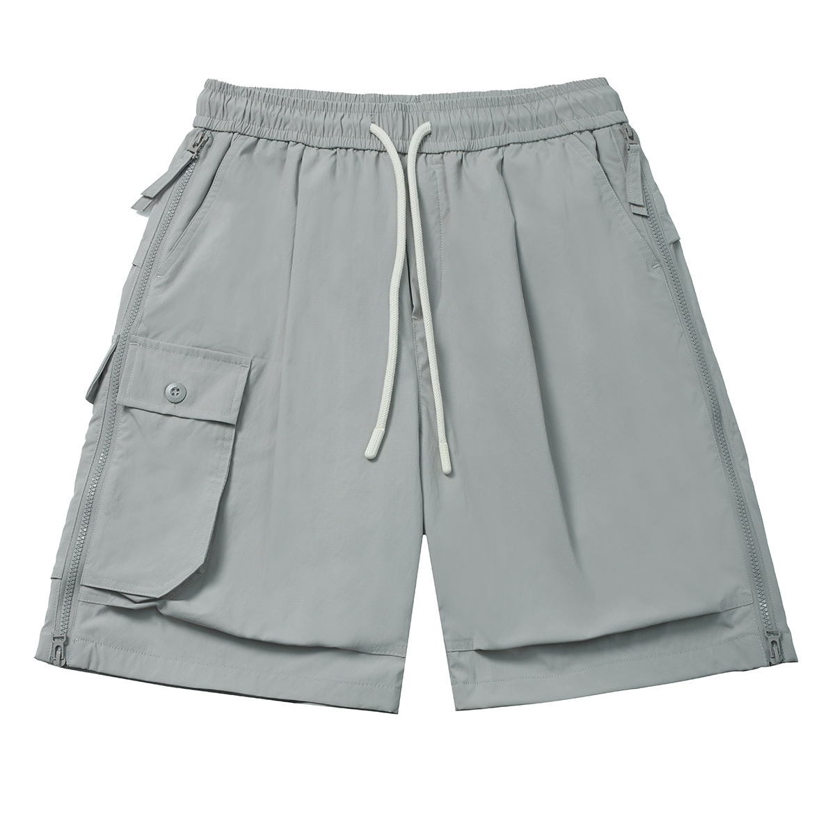 ファッショナブルでカジュアルな夏の5点ドローストリングドレープクールワークショーツ