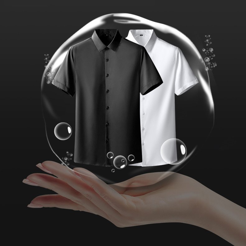 Luxusní business košile s ledovým pocitem, která se nežehlí