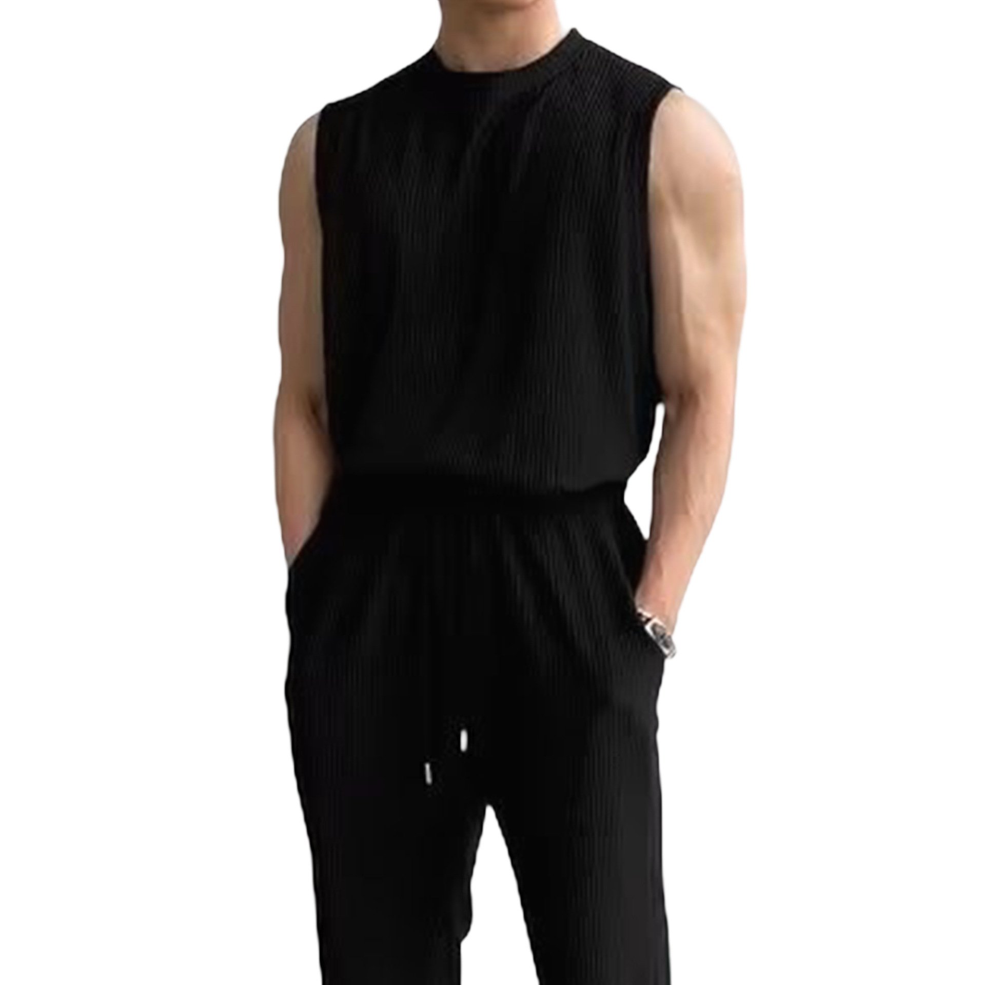 Sportweste mit großen Schultern