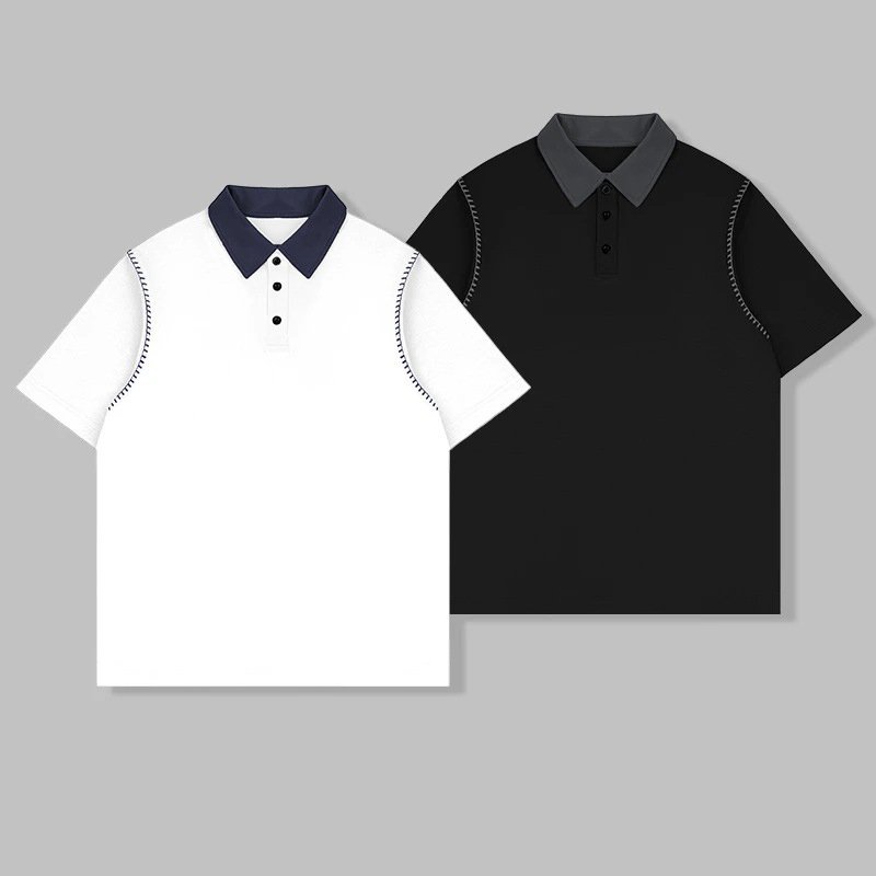 Pánské jednoduché patchworkové tričko