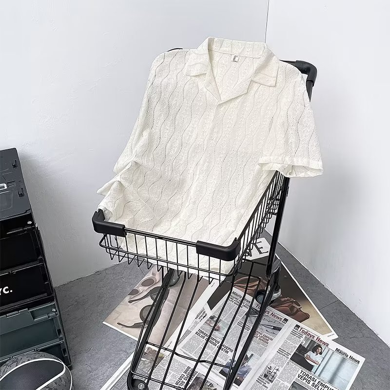 Kubánský obojek design malé vintage krátký rukáv