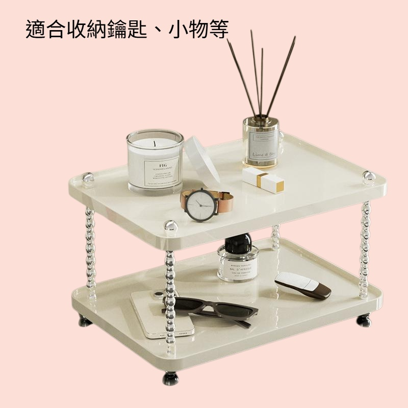 玄關多層收納置物架桌面小型免打孔塑膠收納架