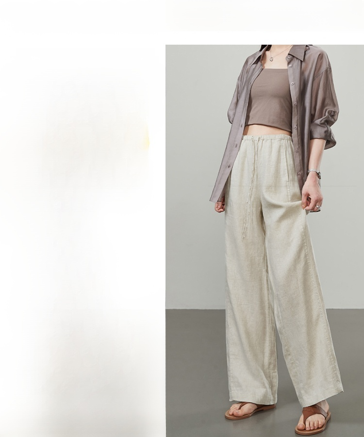 【富士吉田以外には店舗がありません】夏用綿麻ワイドパンツ