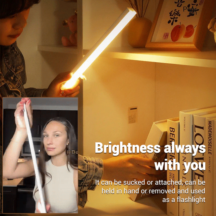 Magnetic strip indoor lighting