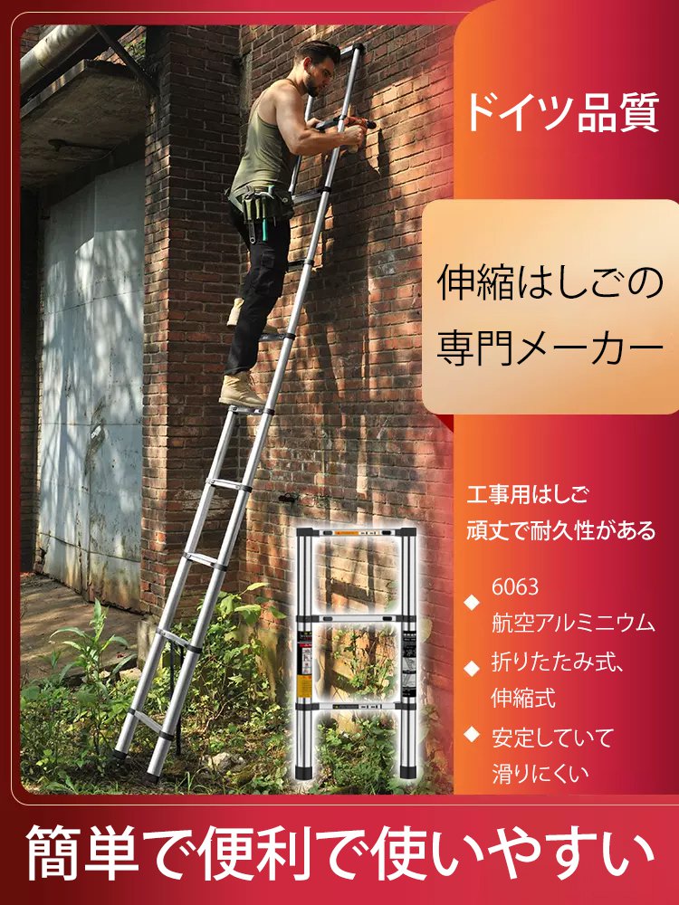 多機能伸縮はしご