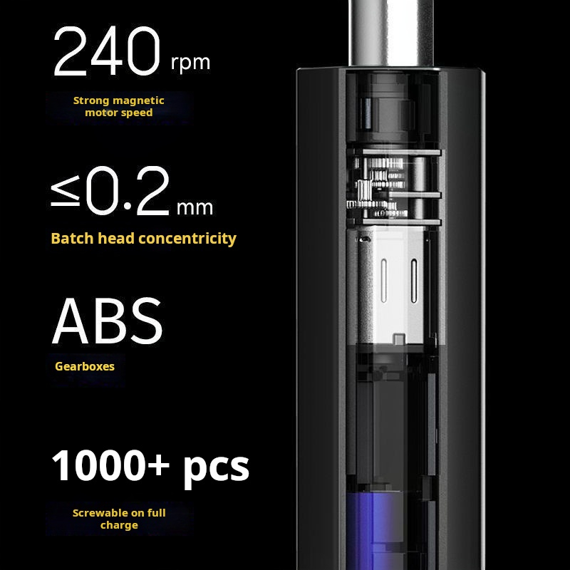 Mały domowy akumulatorowy mini wkrętak elektryczny o dużym zasięgu