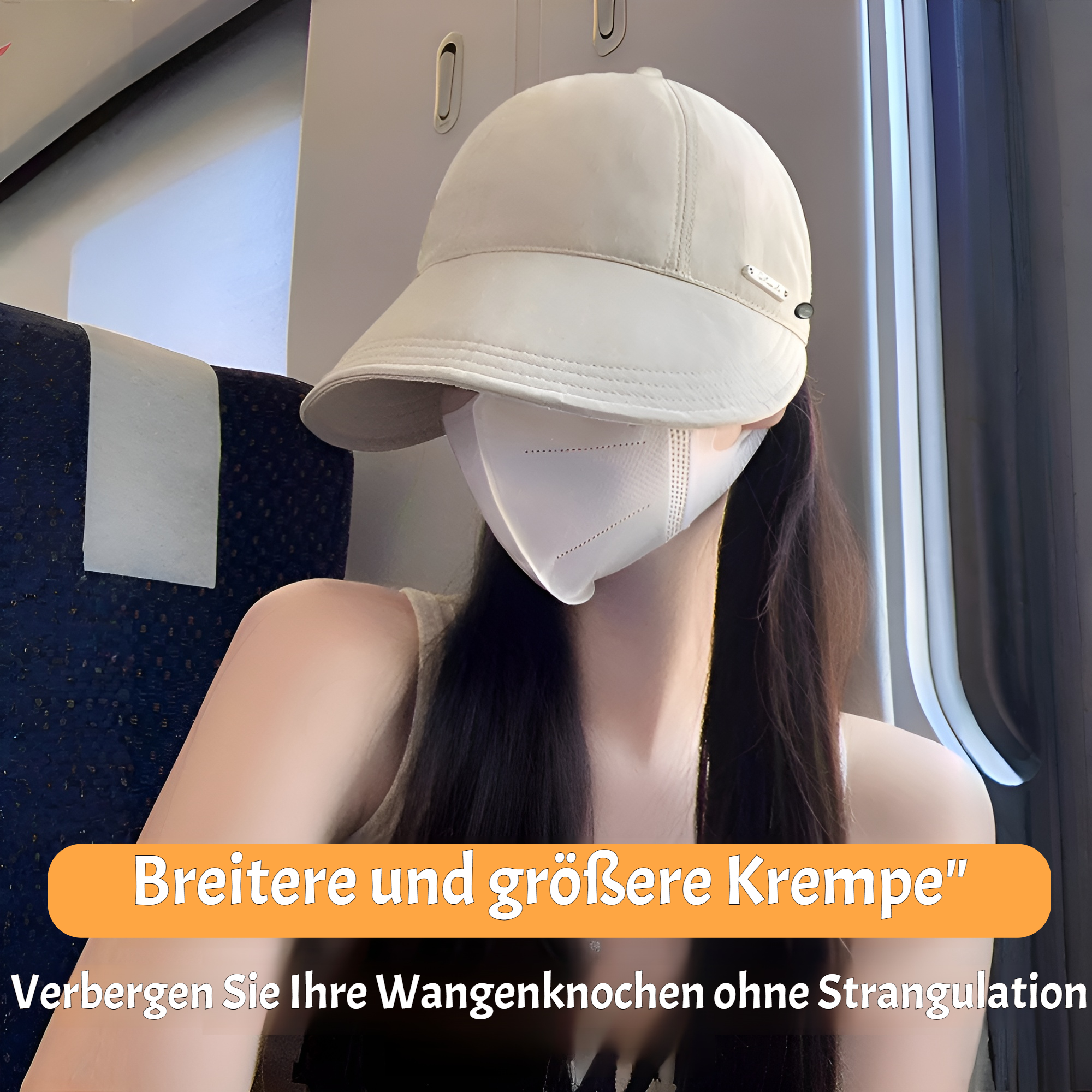 Leichte Kappe als Sonnenschutz bei Outdoor-Aktivitäten