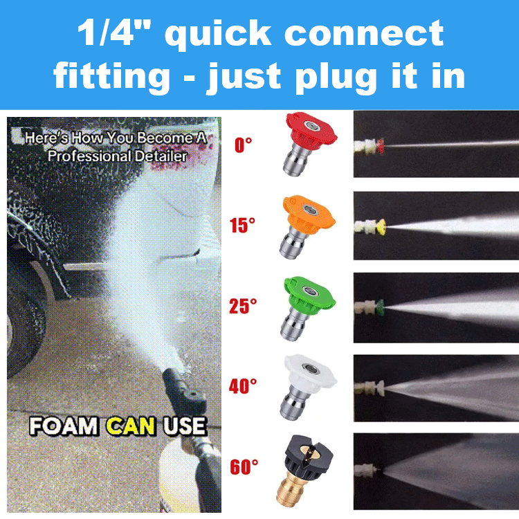 Universal spray gun car washing machine nozzle full set of car washing water gun
