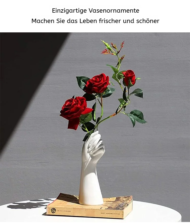 Stilvolle Harzvase für Wohnzimmer Dekoration