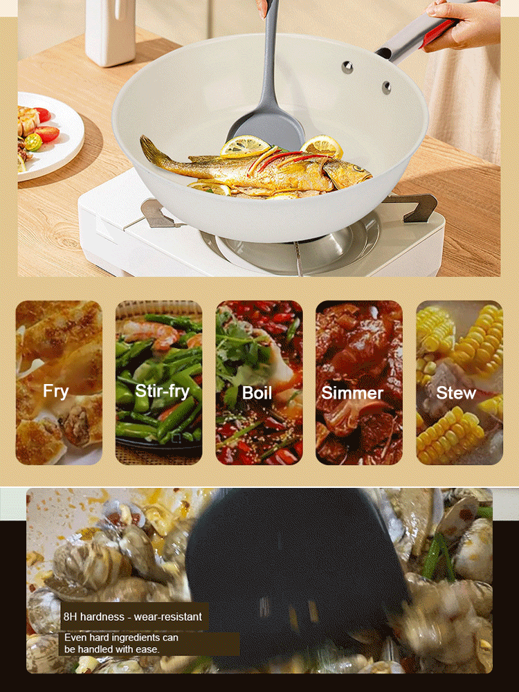 [Quadruple Non-Stick] Shell Pebble Multi-Functional Non-Stick Frying Pan