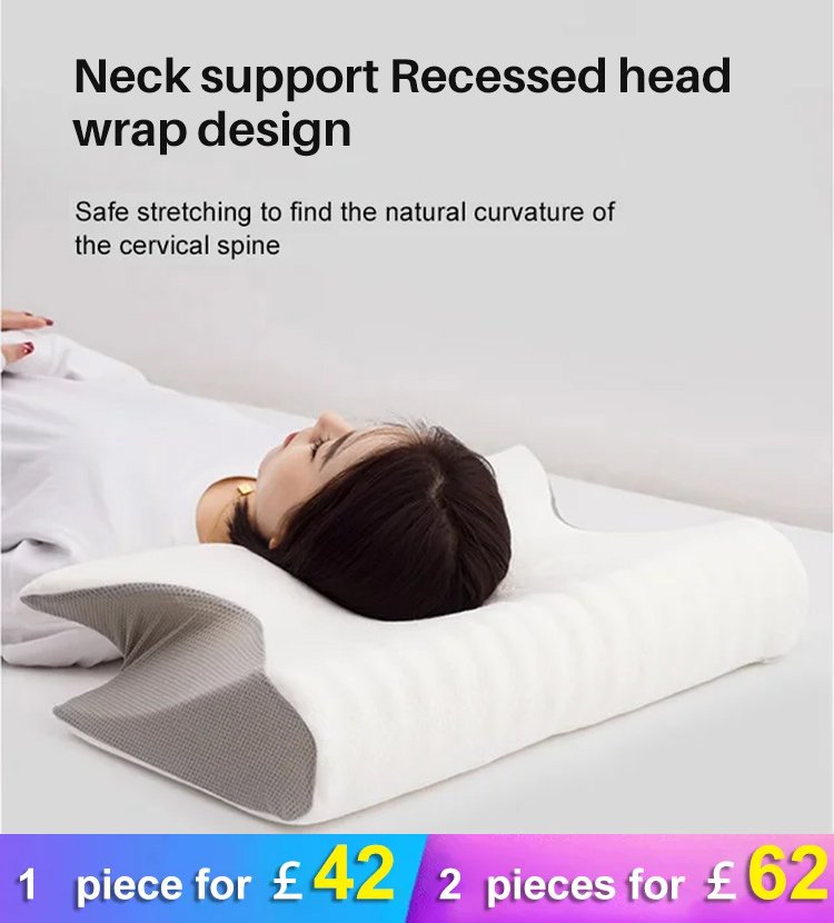 Multifunctional Sleep Memory Cow Horn Pillow