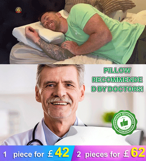 Multifunctional Sleep Memory Cow Horn Pillow