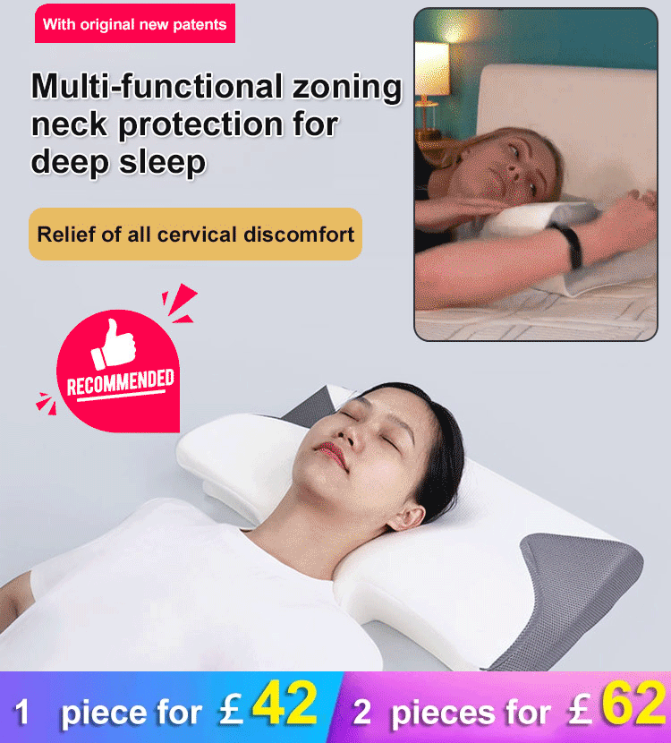 Multifunctional Sleep Memory Cow Horn Pillow