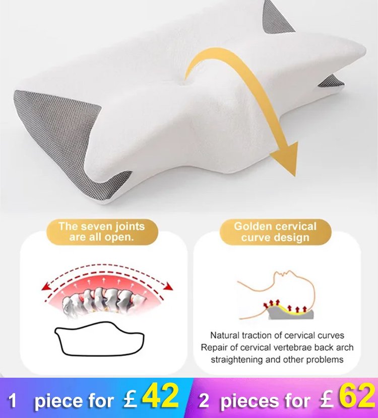 Multifunctional Sleep Memory Cow Horn Pillow