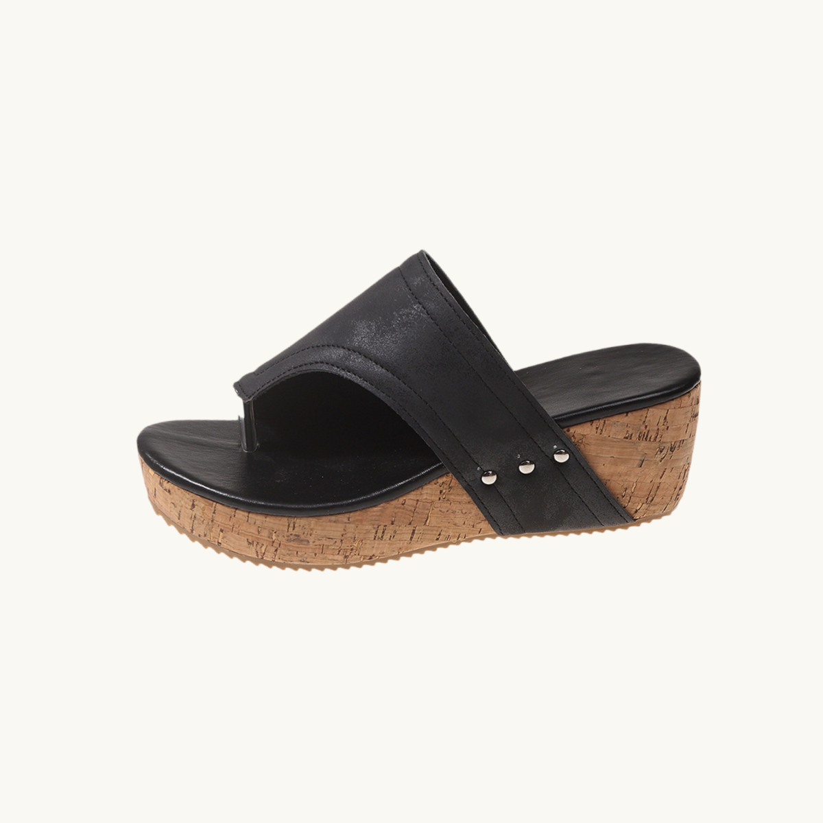 السيدات النعال مع سميكة أسفل كليب