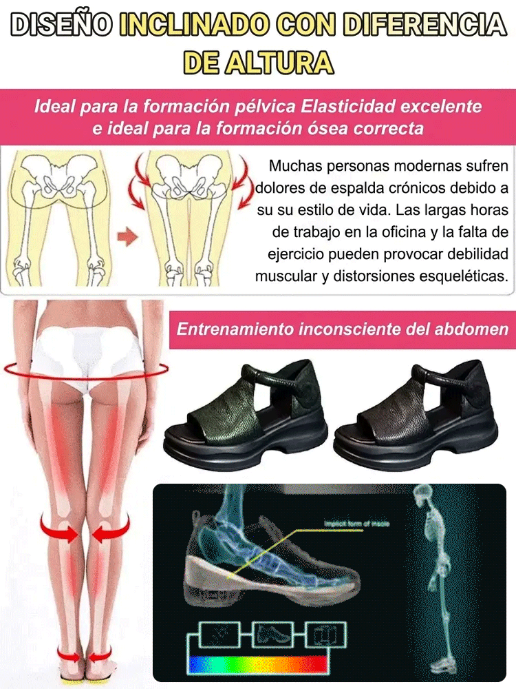 Sandalias de cuña estilo coreano con punta abierta, a la moda