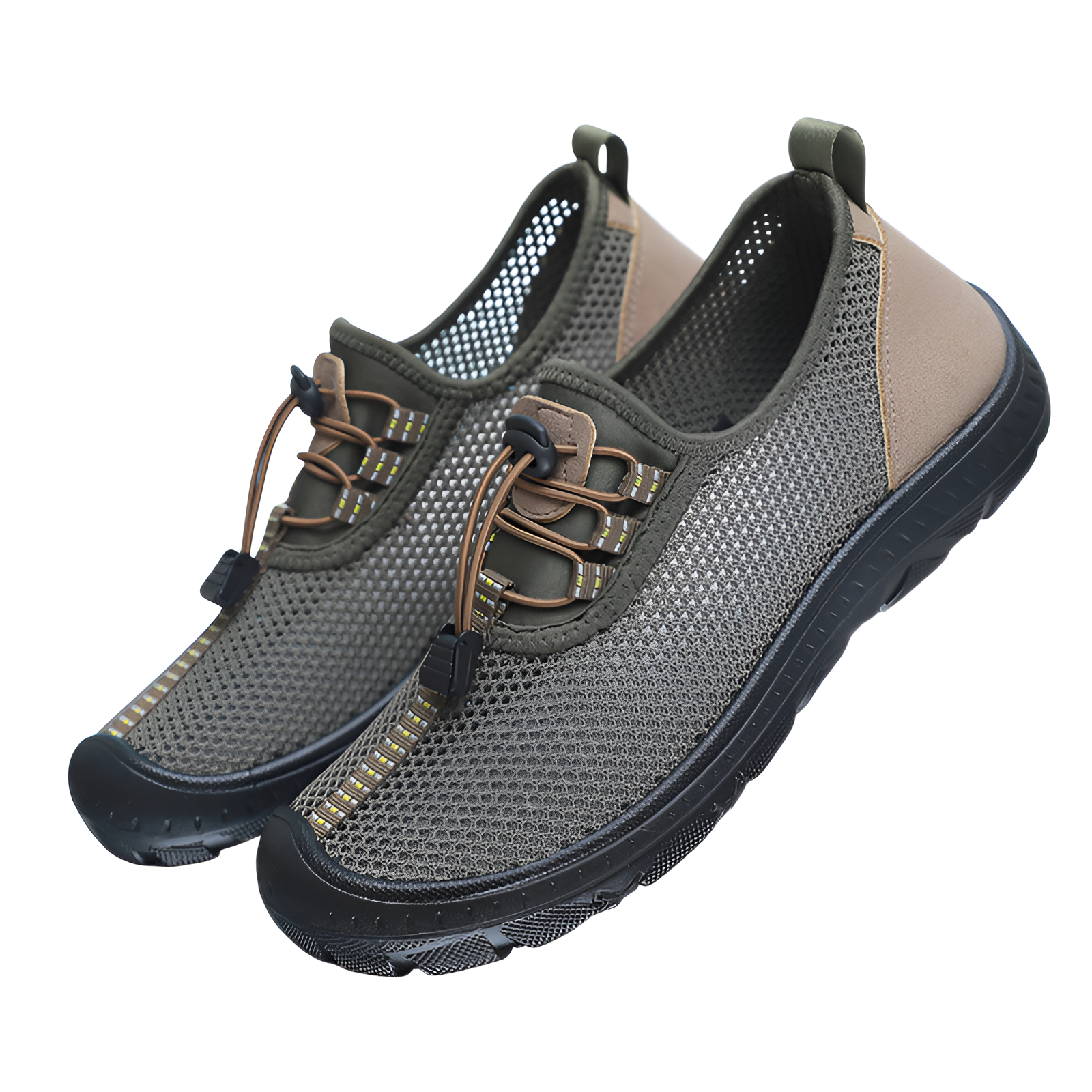 夏の古い北京布靴メンズ中空メッシュ靴通気性中年と高齢者の靴お父さんメッシュ靴ソフト底滑り止め靴カジュアルウォーキングシューズ