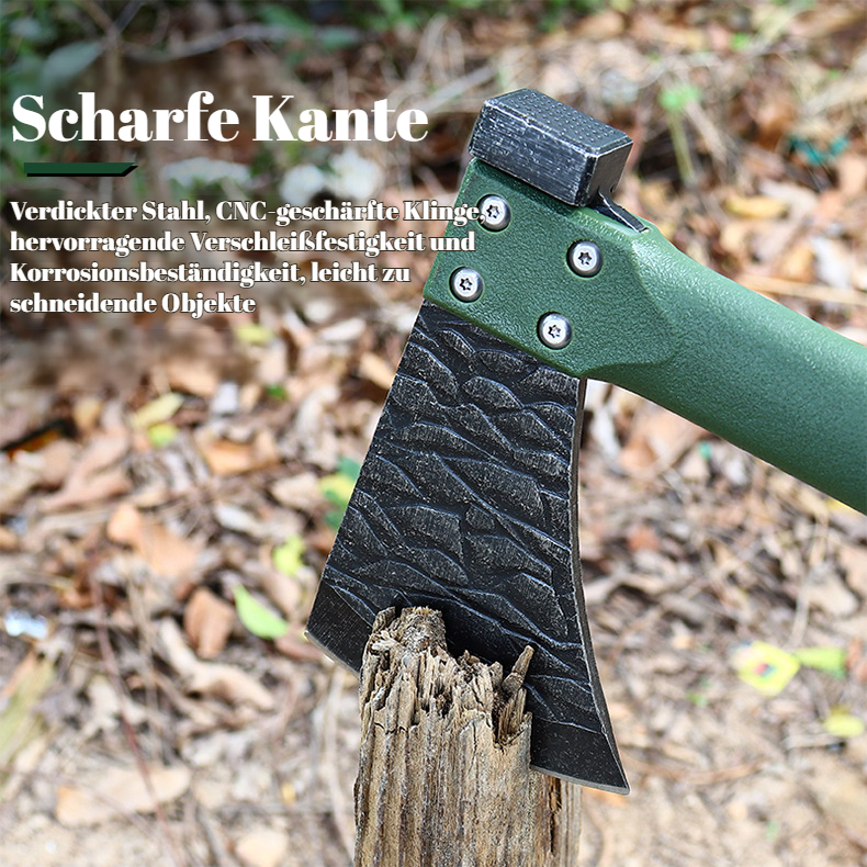 Outdoor-Bergaxt, rutschfest, verschleißfest, multifunktional, Camping-Handaxt, integrierte Ingenieur