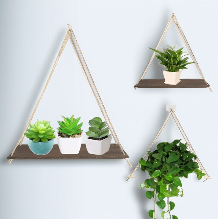 화분 디스플레이 스탠드 거실 원목 벽 장식 스탠드