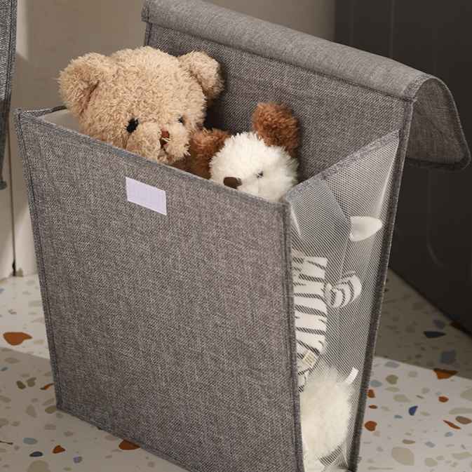 Haushaltskorb für schmutzige Kleidung mit großem Fassungsvermögen, Aufbewahrungskorb für Kleidung, S