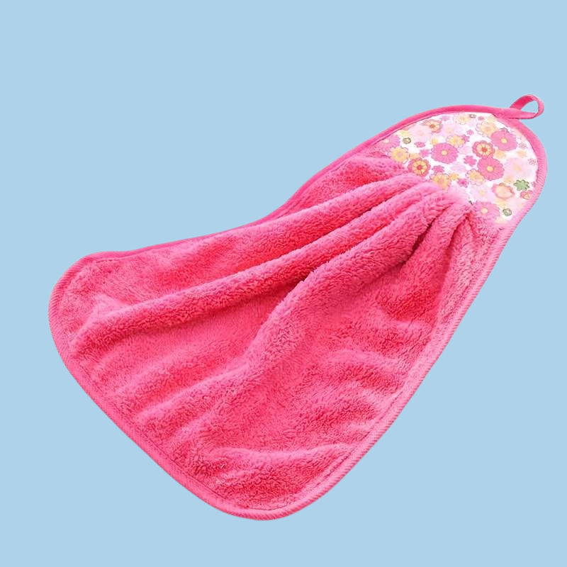 掛け式珊瑚絨毯手ぬぐい