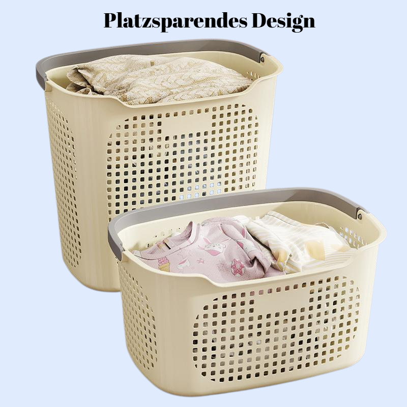 Haushalts-Wäschekorb, großer Schmutzwäschekorb, Aufbewahrungsbox für Kleidung im Bad