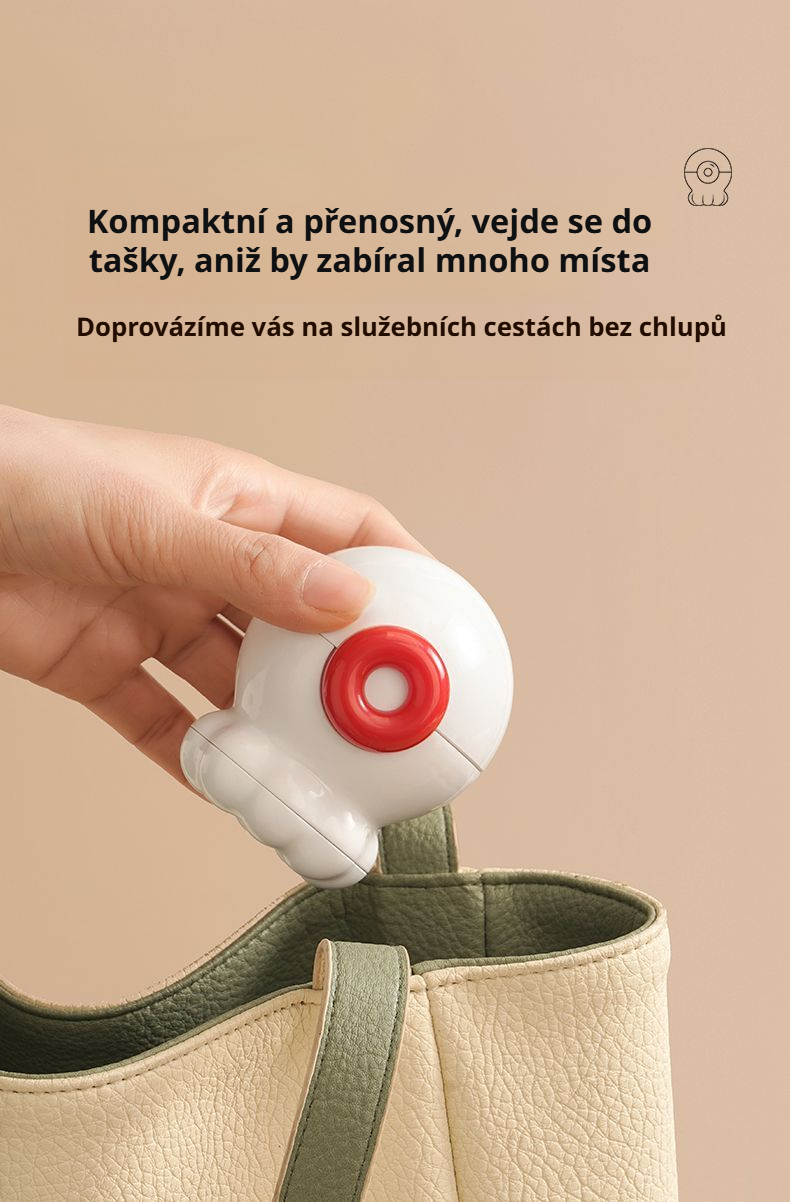 váleček na chlupy s ergonomickou rukojetí
