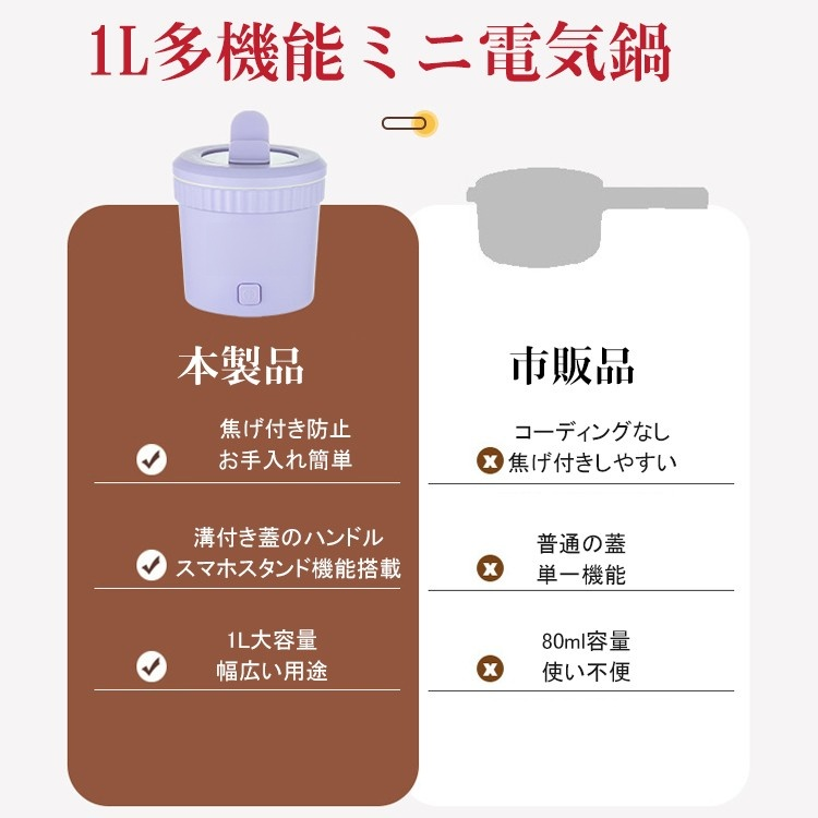 多機能ミニ電気鍋