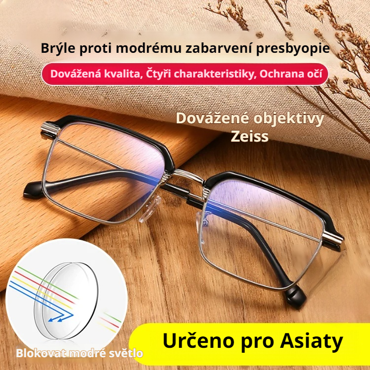 Fotocitlivé brýle proti modrému světlu pro denní i noční použití