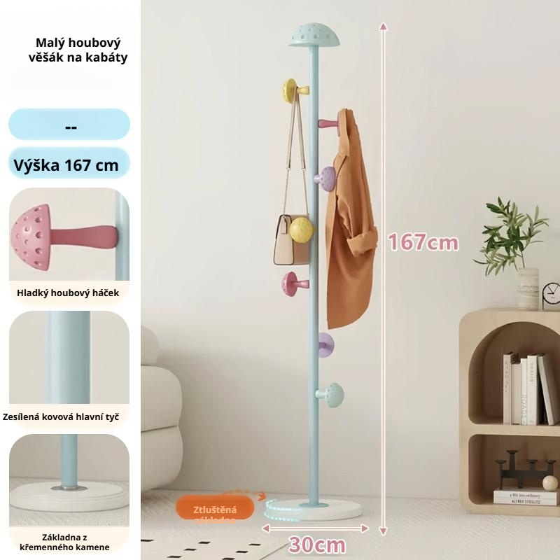 Domácí věšák na kabáty a tašky, dopaminový stojan na oblečení do obývacího pokoje