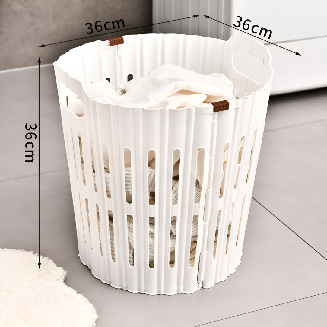 バスルーム家庭用折りたたみ汚れた衣類バスケットシンプルな通気性中空汚れた衣類バスケット汚れた衣類収納バスケット