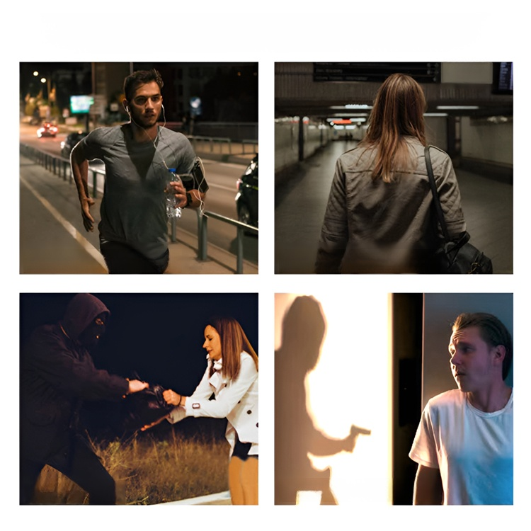 Finger key chain stun gun