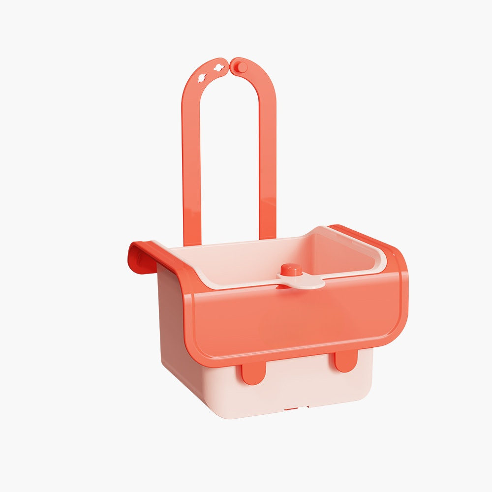 Kitchen sink hanging drain basket