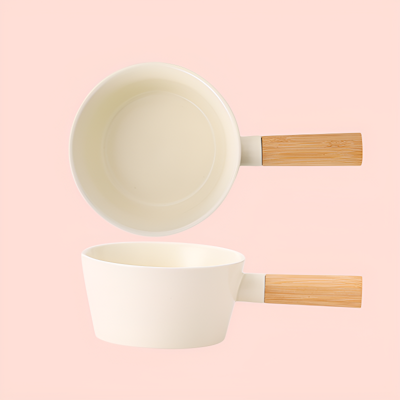 家庭用小麦焼きご飯ボウル サラダボウル 取っ手付きセラミックボウル