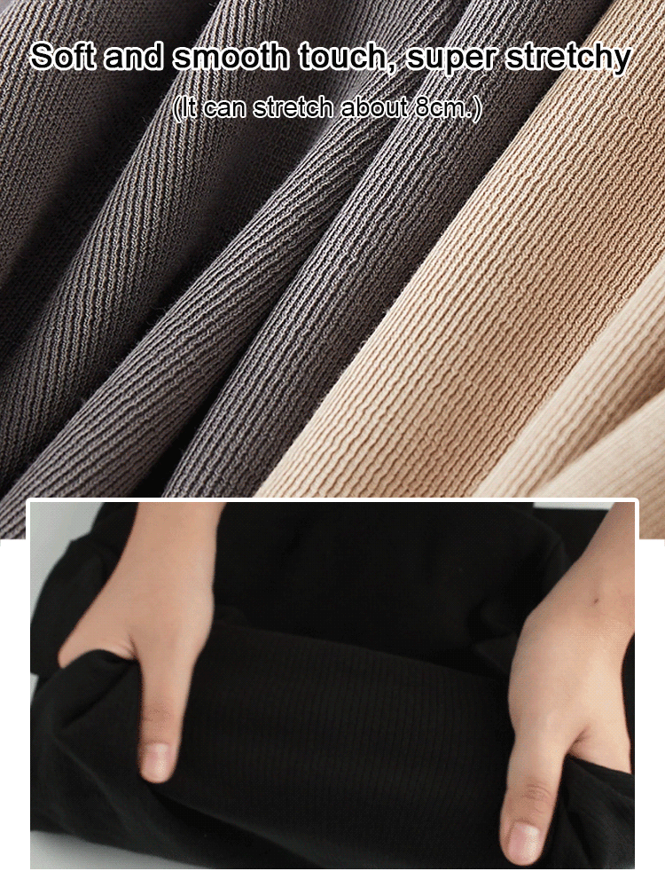 [50 - 90kg Fit] Instantly Slim 10kg! Ribbed Shapewear for Date, Gym, Office & Beach