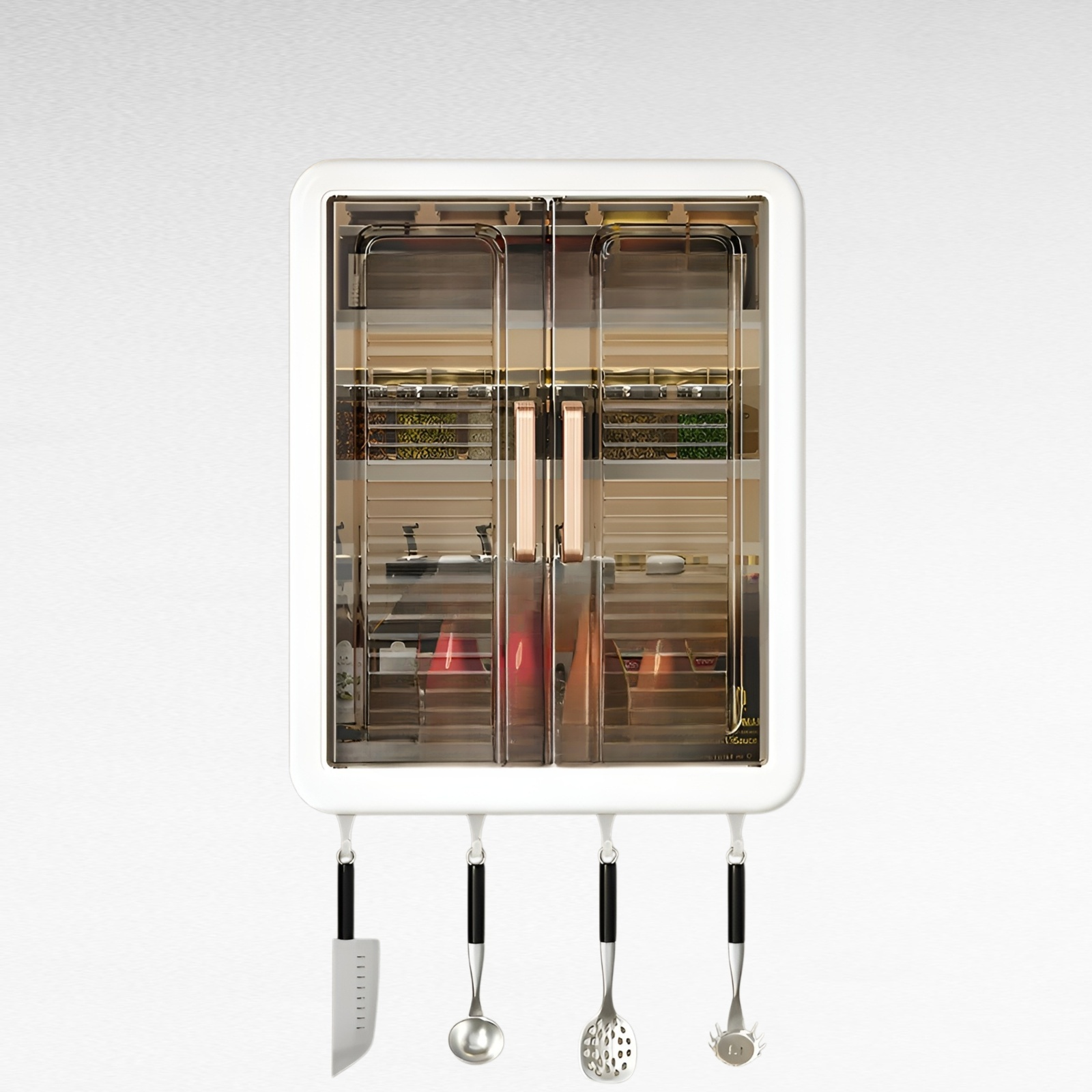 펀치 없는 주방 수납함