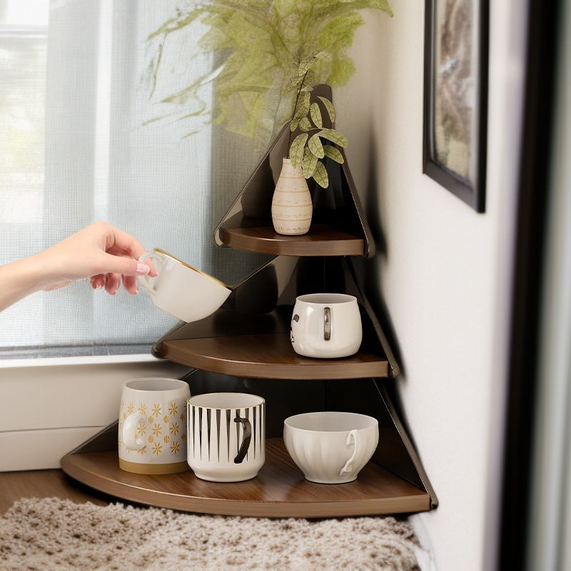 رف تخزين الأكواب الأكريليك