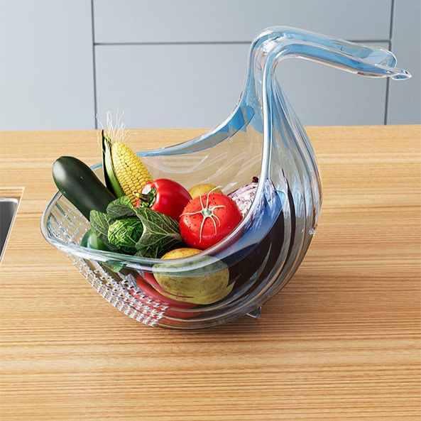 淘米收納多功能鯨魚瀝水籃