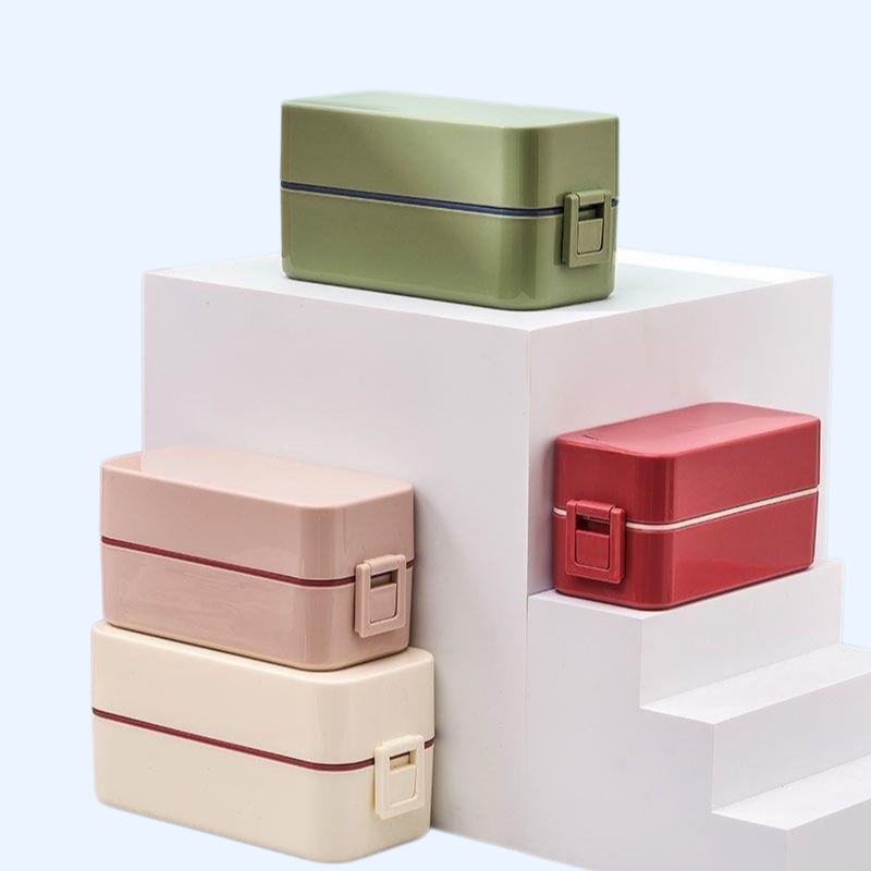 分層保鮮帶蓋上班族便當盒子
