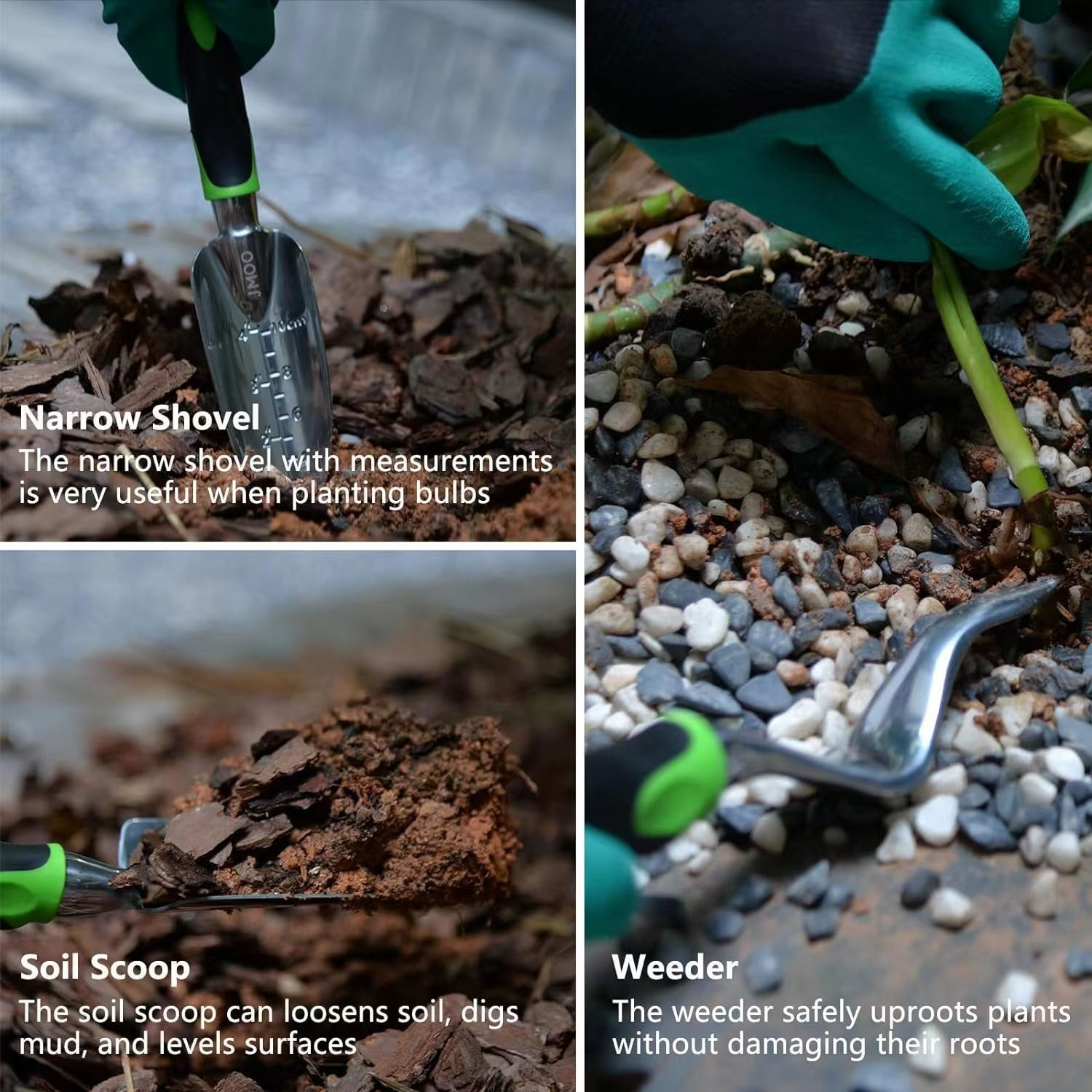 세련된 디자인의 원예 도구