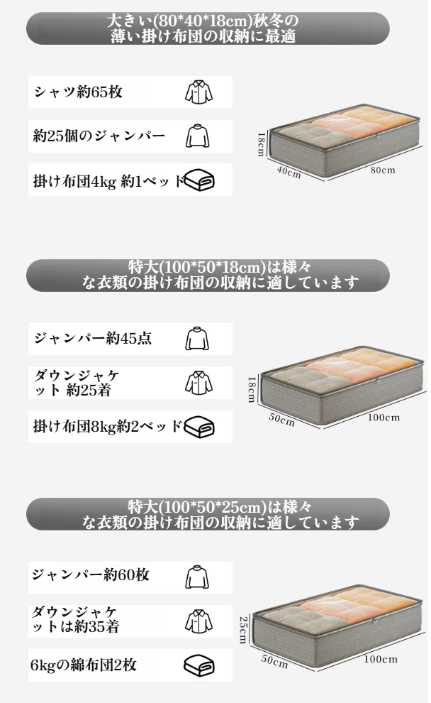 簡単に取り出せるベッド下収納ボックス