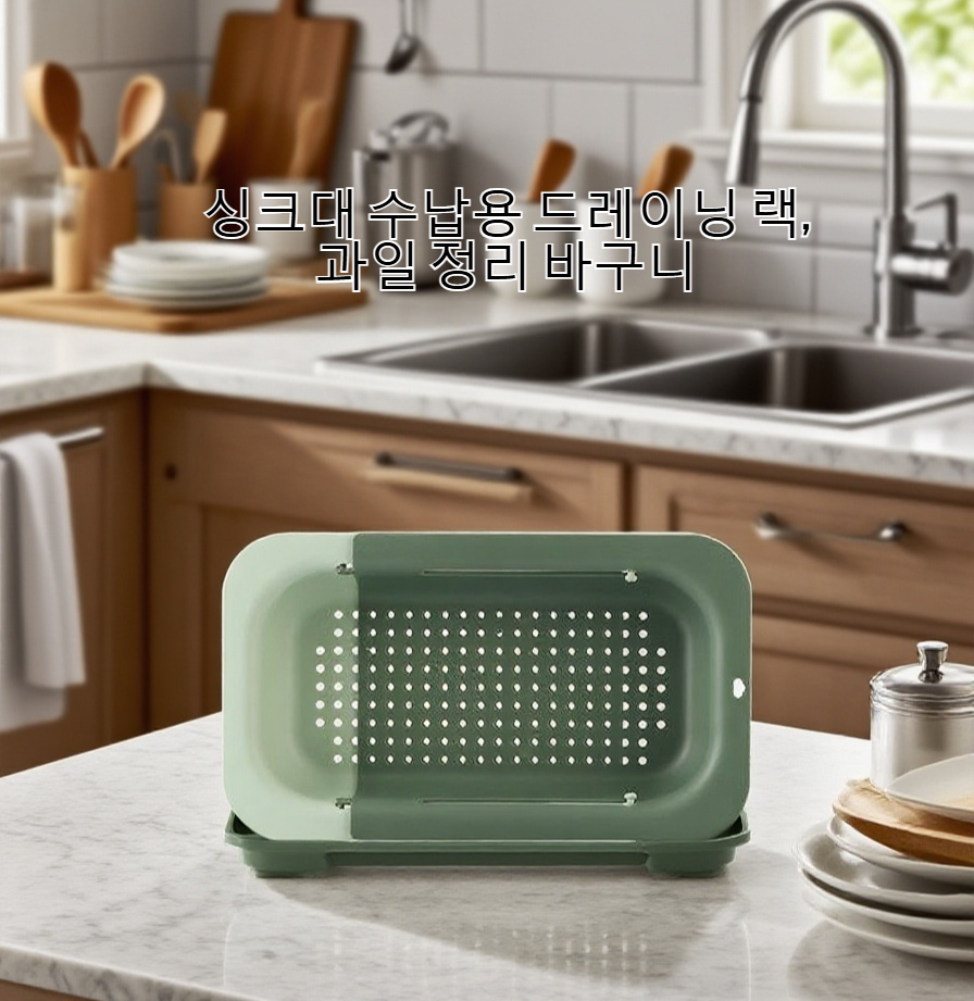 튼튼한 이중 구조 세숫대야 물바구니