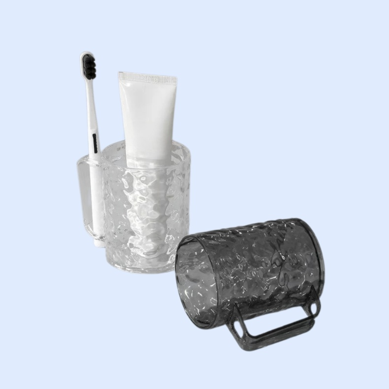 빙하 패턴 구강세정 컵