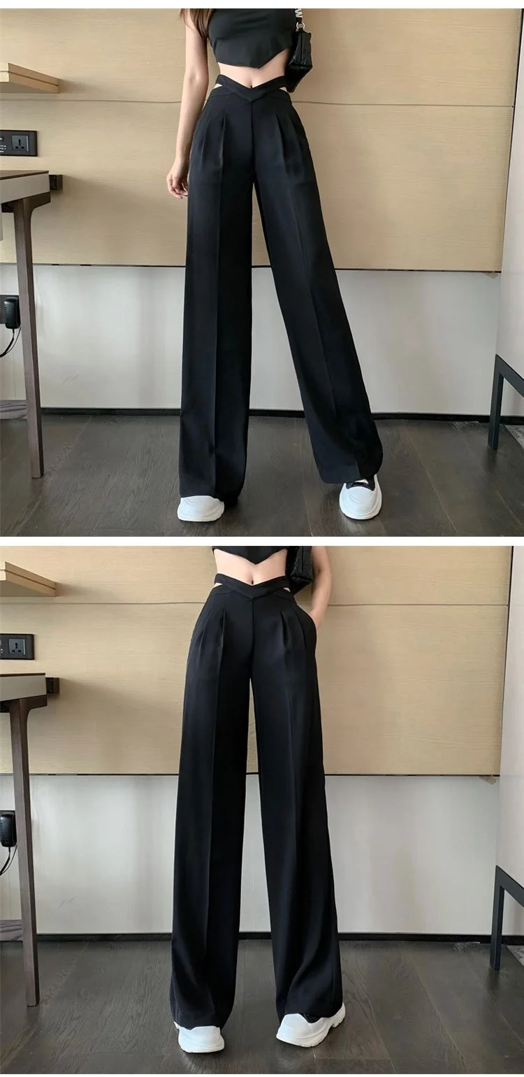 カジュアルにも使えるロングパンツコーデ